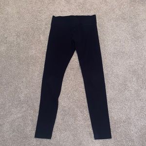 HUE Warm&Cozy Small Black Leggings